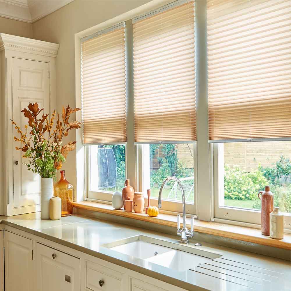 Pleated blinds in Jersey